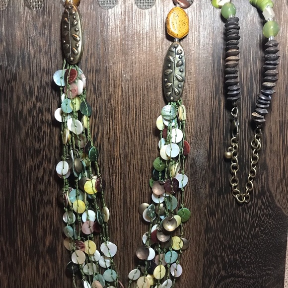Mixed Media necklace - Picture 2 of 5